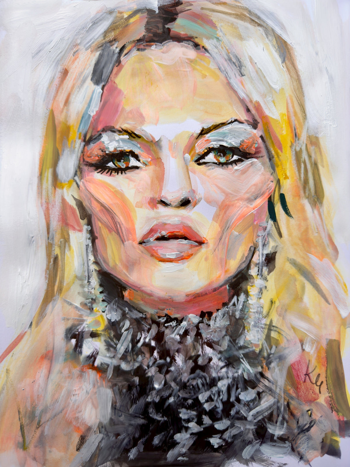 Kate Moss Icon Print