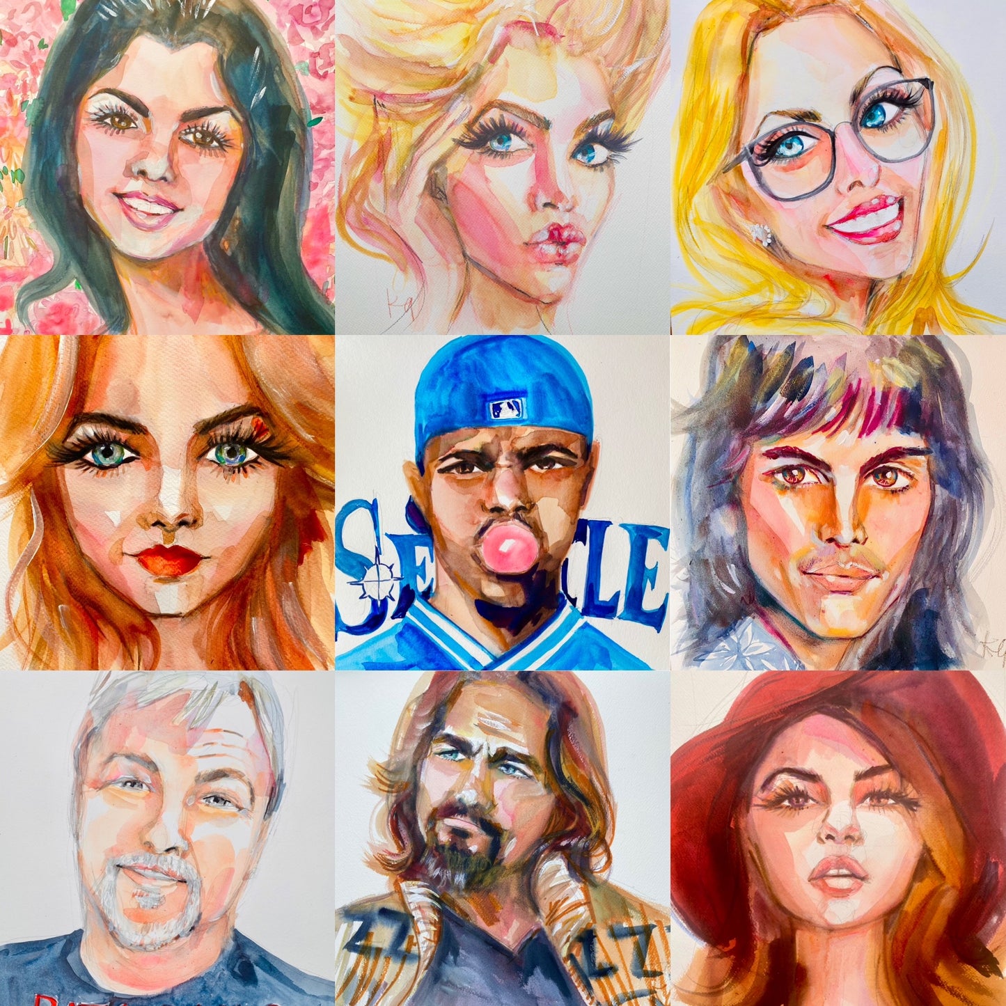 Watercolor Custom Painting